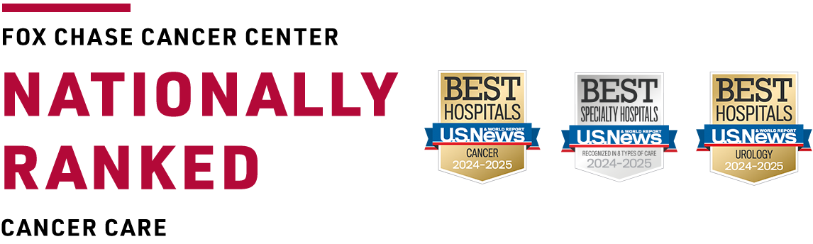 Fox Chase Cancer Center Nationally Ranked