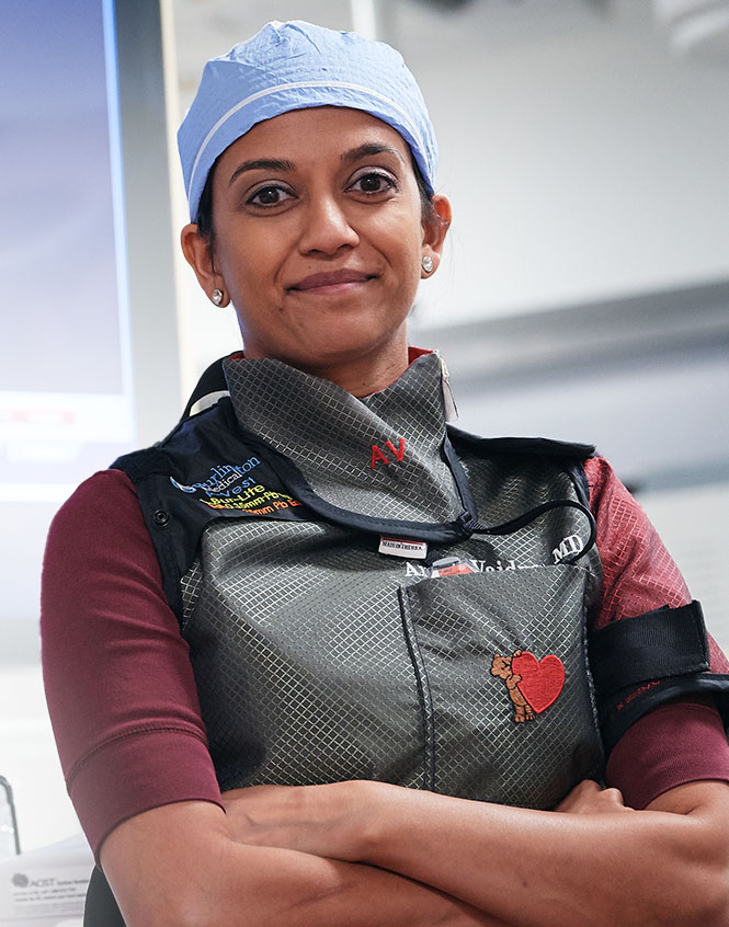 Surgeon in operating room